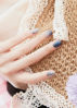Picture of ohora Semi Cured Gel Nail Strips (N Gleam Blue) - Works with Any Nail Lamps, Salon-Quality, Easy to Apply & Remove - Valentine's Day Gel Nail Wraps, stickers, romantic gift ideas