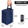 Picture of Toiletry Bag for Men Hanging Dopp Kit Water Resistant Shaving Bag Small Toiletry Bag for Traveling (Pure Royal Blue)