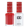 Picture of DND Gel Polish Set - 1 each of Red Gel Polish and Red Nail Polish, 757 Chili Pepper, 0.5 Fl Oz