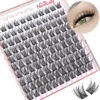 Picture of Lash Clusters Natural Lash Extension Wispy Eyelash Clusters C Curl DIY Eyelash Extension 10-16MM Individual Lashes Cluster Eyelash Extension by Newcally