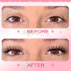 Picture of Lash Clusters Natural Lash Extension Wispy Eyelash Clusters C Curl DIY Eyelash Extension 10-16MM Individual Lashes Cluster Eyelash Extension by Newcally