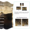 Picture of DOORES Tape in Human Hair Extensions, Balayage Dark Brown to Chestnut Brown and Dirty Blonde 26 Inch 60g 20pcs, Remy Hair Extensions Tape in Natural Hair Extensions Human Hair