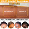 Picture of BEEOS 13x4 HD Lace Frontal Only, 613 Blonde Color Straight Virgin Human Hair Frontal Pre Plucked Hairline 0.10mm Ultra-thin Invisible SKINLIKE Real HD Lace 14 Inch