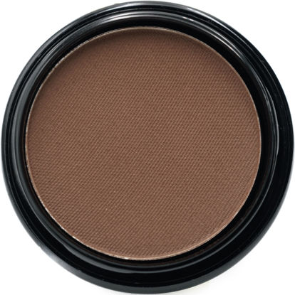 Picture of Pure Ziva Espresso Coffee Chocolate Chestnut Cocoa Brown Matte Opaque Pressed Powder Single Vegan Eyeshadow; Talc, Paraben & Cruelty Free