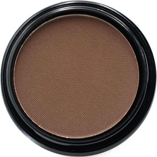 Picture of Pure Ziva Espresso Coffee Chocolate Chestnut Cocoa Brown Matte Opaque Pressed Powder Single Vegan Eyeshadow; Talc, Paraben & Cruelty Free
