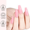 Picture of TOMICCA Baby Pink Gel Nail Polish, Light Pink Nail Polish Gel, Soak Off UV Gel Polish, Cotton Candy Nail Art Pastel Manicure Salon DIY for Spring Summer