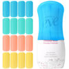 Picture of 16 Pack Silicone Bottle Covers,Elastic Sleeves for Leak Proofing,Travel Essentials for Women Men,Reusable Accessories Luggage for Travel Size Toiletries,Cruise Ship Essentials, Travel Must Haves