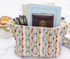Picture of PAZIMIIK Makeup Bags for Purse Zipper Cosmetic Pouch Large Travel Canvas Make Up Organizer Tool Pouch for Women and Girls,Rainbow Dot