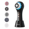 Picture of UMICKOO Face Scrubber Exfoliator,Facial Cleansing Brush Rechargeable IPX7 Waterproof with 5 Brush Heads,Electric Face Spin Brush for Exfoliating, Massaging and Deep Cleansing (Black+Gold)