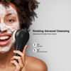 Picture of UMICKOO Face Scrubber Exfoliator,Facial Cleansing Brush Rechargeable IPX7 Waterproof with 5 Brush Heads,Electric Face Spin Brush for Exfoliating, Massaging and Deep Cleansing (Black+Gold)