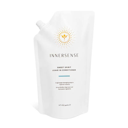Picture of INNERSENSE Organic Beauty - Natural Sweet Spirit Leave-In Conditioner | Non-Toxic, Cruelty-Free, Clean Haircare (Refill Pouch, 32 fl oz | 946 ml)
