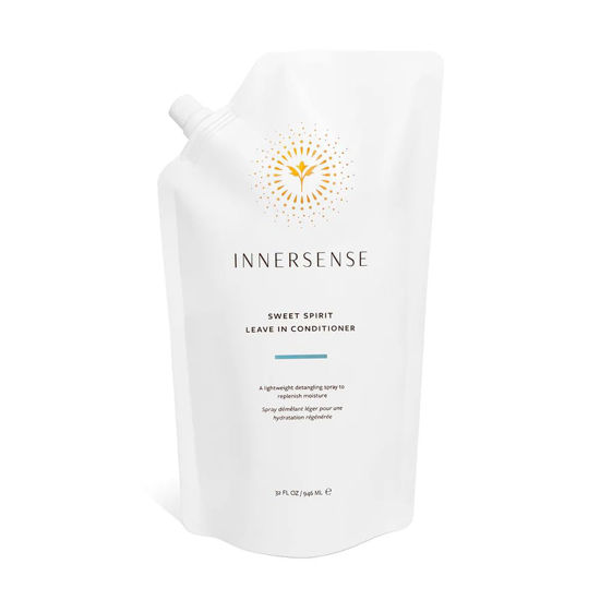 Picture of INNERSENSE Organic Beauty - Natural Sweet Spirit Leave-In Conditioner | Non-Toxic, Cruelty-Free, Clean Haircare (Refill Pouch, 32 fl oz | 946 ml)