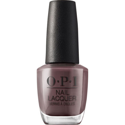 Picture of OPI Nail Lacquer You Don't Know Jacques! | Opaque Dark Brown Crème Chip Resistant Nail Polish | Vegan, Fast Drying, Streak Free
