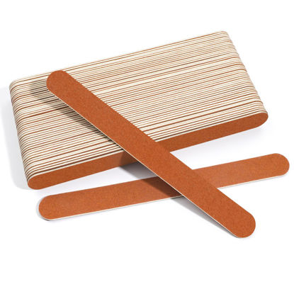 Picture of Canvalite Nail File Large Emery Boards for Nails,180 Grit Nail Files for Natural Nails, Thin Emory Nail File Pack Manicure Tool for Home Use 50PCS