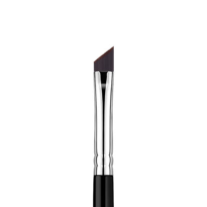 Picture of Eyeliner Brush Fine Angled - PRO Precision Gel Eye Liner Makeup Brush -Ultra Thin Slanted Flat Angle - Premium Cruelty Free Synthetic Bristles (E835)