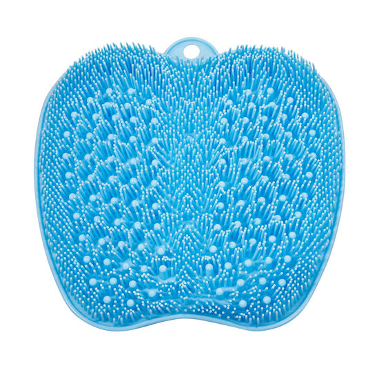 Picture of BESKAR Larger Foot Scrubber Mat with Non-Slip Suction Cups- Cleans, Smooths, Exfoliates & Massages Without Bending, Circulation & Soothes Tired Feet, Great for Shower or Bathtub