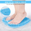 Picture of BESKAR Larger Foot Scrubber Mat with Non-Slip Suction Cups- Cleans, Smooths, Exfoliates & Massages Without Bending, Circulation & Soothes Tired Feet, Great for Shower or Bathtub