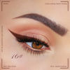 Picture of evpct 2Pcs Dark Brown Coffee Liquid Eyeliner Set Waterproof Brown Colored Eye Liners for Women Stamps Shapes for Eyes delineadores de colores para ojos delineador de ojos