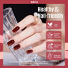 Picture of MEFA Jelly Gel Nail Polish Set, 12 Colors Jelly Red Glitter Gel Polish Set Nude Pink Milky White Nail Polish Gel Neutral Transparent Sheer Red Gel Nail Gifts for Women Girl DIY Salon Home Manicure