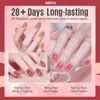 Picture of MEFA Jelly Gel Nail Polish Set, 12 Colors Jelly Red Glitter Gel Polish Set Nude Pink Milky White Nail Polish Gel Neutral Transparent Sheer Red Gel Nail Gifts for Women Girl DIY Salon Home Manicure