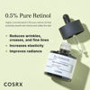 Picture of COSRX Retinol 0.5 Oil, Anti-aging Serum with 0.5% Retinoid Treatment for Face, Reduce Wrinkles, Fine Lines, & Signs of Aging, Gentle Skincare for Day & Night, Not Tested on Animals, Korean Skincare
