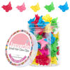 Picture of JASVERLIN Colorful Mini Butterfly Hair Clips, Y2K 90s Cute Hair Clips Claw No Slip Hair Accessories for Women Girls Kids Thin Thick Curly Hair 50 pcs 5 Assorted Mix Colors Set Bulk (Basic Color)