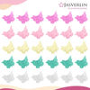 Picture of JASVERLIN Butterfly Hair Clips Colorful, Girls Cute Mini Small Hair Claw Clips, Y2K 90s Kids Hair Accessories Women Butterflies Clip Rave Festival 50 pcs 5 Colors (Baby Color)
