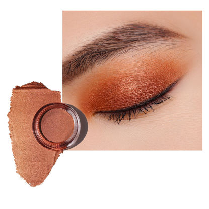 Picture of Oulac Copper Eyeshadow Cream Eyeshadow-Sombra de Ojos Highly Pigmented Natural Eyeshadow Waterproof&Long Lasting with Moisturizing Formula, Shimmer Glitter Eye Makeup Large Capacity. 6g.(20)