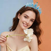 Picture of Kamirola - Queen Crowns and Tiaras Princess Crowns for Women and Girls Crystal Headbands for Bridal, Princess for Wedding and Party (SKYBLUE & SILVER)