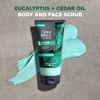 Picture of Dove Men+Care Eucalyptus Body and Face Scrub Deeply Exfoliates for Hydrated & Nourished Skin 100% Gentle Cleanser, No Sulfate Cleansers or Parabens