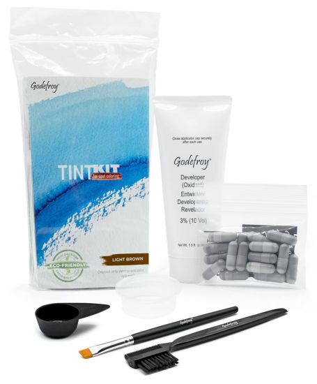 Picture of Godefroy Hair Color Tint Kit, Light Brown, 20 Applications