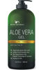 Picture of Aloe vera Gel - from 100% Pure Organic Aloe Infused with Matrixyl 3000 (Peptides), Turmeric - Natural Raw Moisturizer for Face, Body, Hair. Perfect for Sunburn, Acne, Razor Bumps 16.9 fl oz