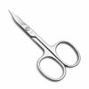 Picture of LIVINGO Premium Manicure Nail Scissors Multi-purpose Stainless Steel Cuticle Pedicure Beauty Grooming Kit for Eyebrow, Eyelash, Dry Skin Curved Blade 3.5 inch