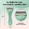 Picture of Kitsch Ice Roller for Face, Redness Reducing Skin Care Tools, Face Massager for Migraine Relief & Puffy Eyes, Self Care Cold Face Roller, Facial Tools for Jawline & Lymphatic Drainage (Minty Green)