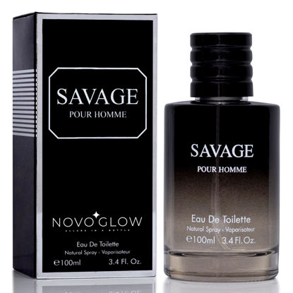Picture of Savage for Men 3.4 Oz Men's Eau De Toilette Spray Refreshing & Warm Masculine Scent for Daily Use Men's Casual Cologne Great Holiday Gift Smell Fresh All Day A Gift for Any Occasion