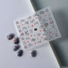 Picture of Halloween Nail Art Stickers 5D Embossed Skull Nail Stickers Blood Skeleton Nail Decals Self-Adhesive for Women Girls Manicure DIY Holiday Nail Supplies
