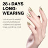 Picture of CANNI Gel Polish Gold, 1Pcs Gold Glitter Gel Nail Polish Gold Color Gel Polish Nail High Gloss Soak Off U V Gel Nail French Nail Manicure Salon DIY