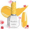 Picture of MelodySusie Jelly Yellow Gel Nail Polish,0.5fl oz Transparent Yellow Soak Off UV LED Bright Yellow Gel Polish Nail Art Manicure Salon DIY Nail Design Decoration at Home Christmas Gift for Women-1644