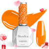 Picture of MelodySusie Orange Gel Nail Polish,0.5fl oz Bright Orange Nails Soak Off UV LED Neon Orange Gel Polish Gift for Women Nail Art Manicure Salon DIY Nail Design Decoration at Home-524