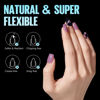 Picture of TOMICCA Extra Short Coffin Nail Tips, 240Pcs Half Matte Press on Full Cover Acrylic Nails, 12 Sizes Pre -Shape Soft Gel Fake Nail Tips for Nail Extension Art Home DIY Nail Salon