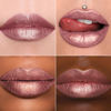 Picture of MAKI YIKA Metallic Pink Lipstick for Women Nude Lipsticks Long Lasting Shine Glitter Lipstick No Smudge No Transfer Liquid Lip Gloss (BR010 Sweet Sugar)