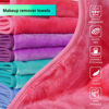 Picture of NUGILLA Makeup Remover Cloths, 8 Packs Makeup Remover Towels Reusable Face Wash Cloth, Soft Makeup Remover Microfiber Face Cloth for Women