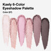 Picture of Kaely 6 Color Eyeshadow Makeup Palette Minute Powder for Women, Mauve Eyeshadow Nude Pink Rose Gold Black Coffee Matte Shimmer Eye Shadow Palette Long Lasting Natural Look Built in Mirror Travel Size