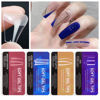 Picture of Cycullinyt Medium Coffin Nail Tips, Full Cover Clear Soft Gel Tips, Medium Coffin False Nail Tips for Acrylic Nails Extension with Box, 550PCS, 11 Sizes(Style 01)