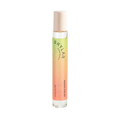 Picture of Skylar Peach Fields Eau de Parfum - Hypoallergenic & Clean Perfume for Women & Men, Vegan & Safe for Sensitive Skin - Sweet Perfume with Notes of Mandarin, Grapefruit, Peach - 10mL /0.33 Fl oz