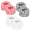 Picture of Women's Wrist Towels for Washing Face, Microfiber Spa Wash Towel Band, Face Washing Absorbent Wristbands, Sweatband for Girls Prevent Water from Spilling Down Your Arms 6PCS