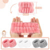 Picture of Women's Wrist Towels for Washing Face, Microfiber Spa Wash Towel Band, Face Washing Absorbent Wristbands, Sweatband for Girls Prevent Water from Spilling Down Your Arms 6PCS