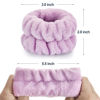 Picture of Dorbetar 8 Pcs Wrist Towels for Washing Face, Microfiber Wrist Bands, Fluffy Towel Bands, Arm Bands for Women and Children