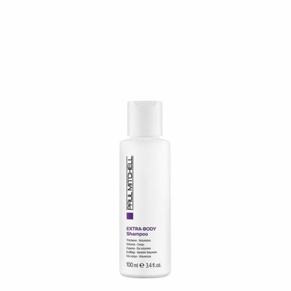 Picture of Paul Mitchell Extra-Body Shampoo, Thickens + Volumizes, For Fine Hair, 3.4 Fl Oz