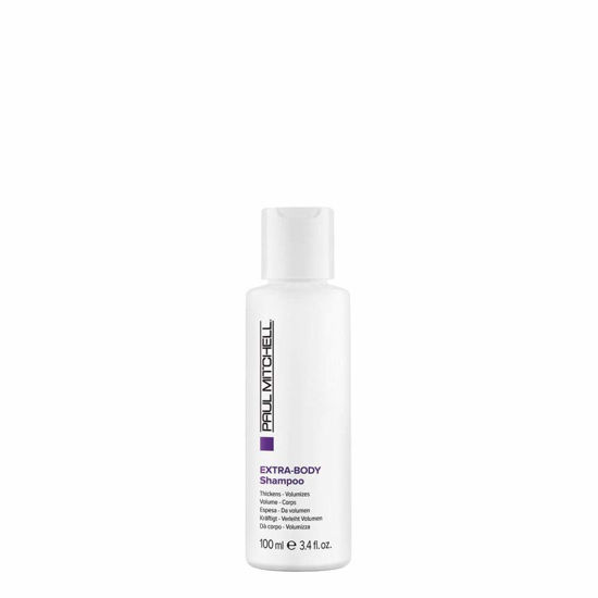 Picture of Paul Mitchell Extra-Body Shampoo, Thickens + Volumizes, For Fine Hair, 3.4 Fl Oz